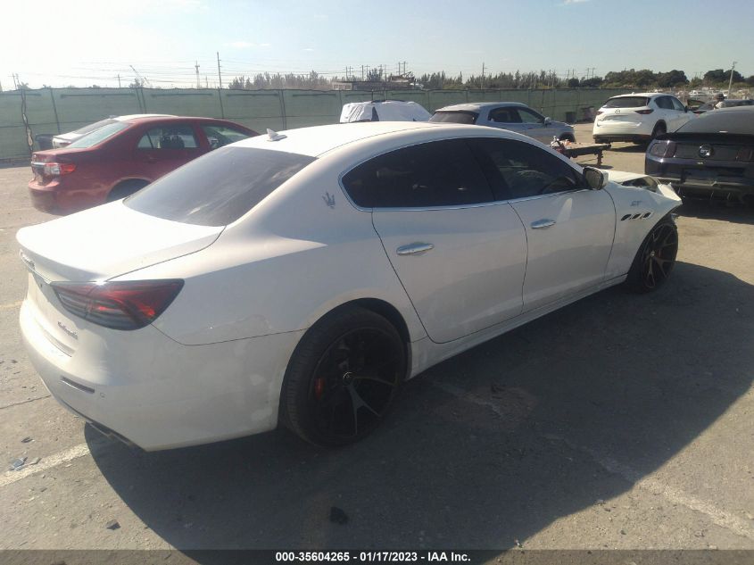 2022 MASERATI QUATTROPORTE GT VIN: ZAM56XPA9N1386166