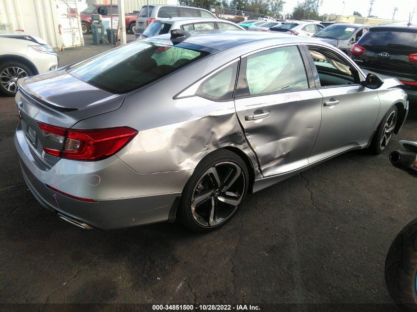 2022 HONDA ACCORD SEDAN SPORT VIN: 1HGCV1F35NA073048