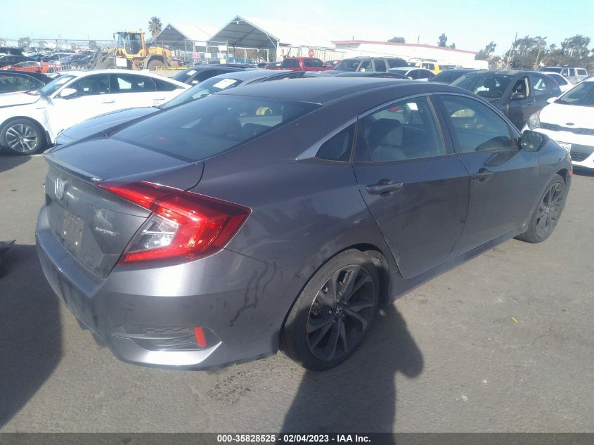 2021 HONDA CIVIC SEDAN SPORT VIN: 2HGFC2F87MH535808