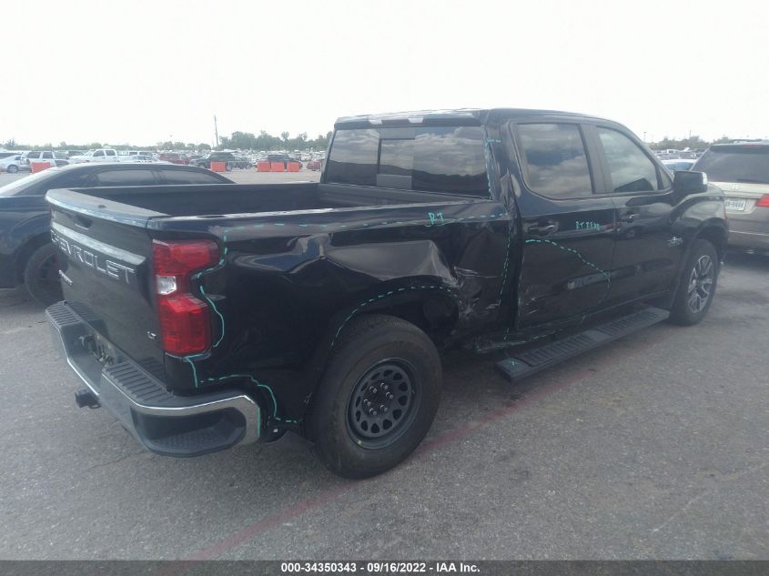 2021 CHEVROLET SILVERADO 1500 LT VIN: 3GCUYDED4MG106370