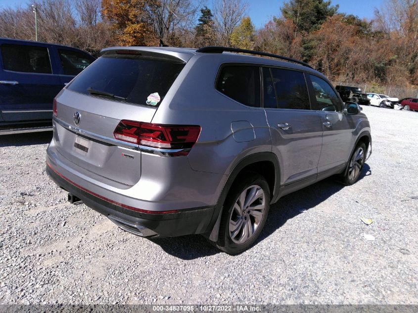 2021 VOLKSWAGEN ATLAS 3.6L V6 SE W/TECHNOLOGY VIN: 1V2KR2CA3MC528293