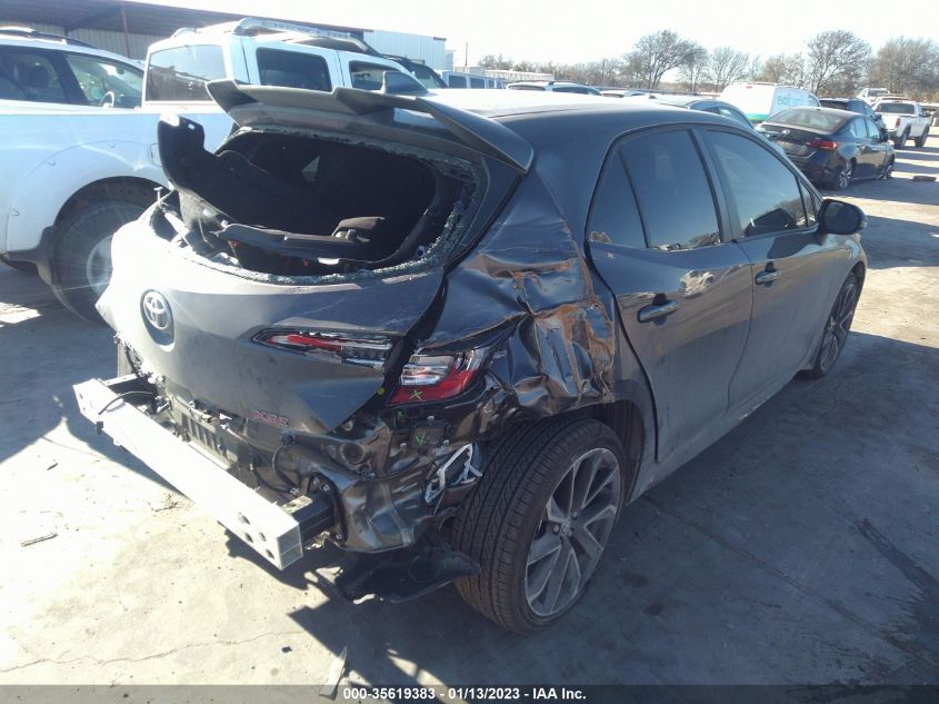 2022 TOYOTA COROLLA HATCHBACK XSE VIN: JTNA4MBE6N3189540