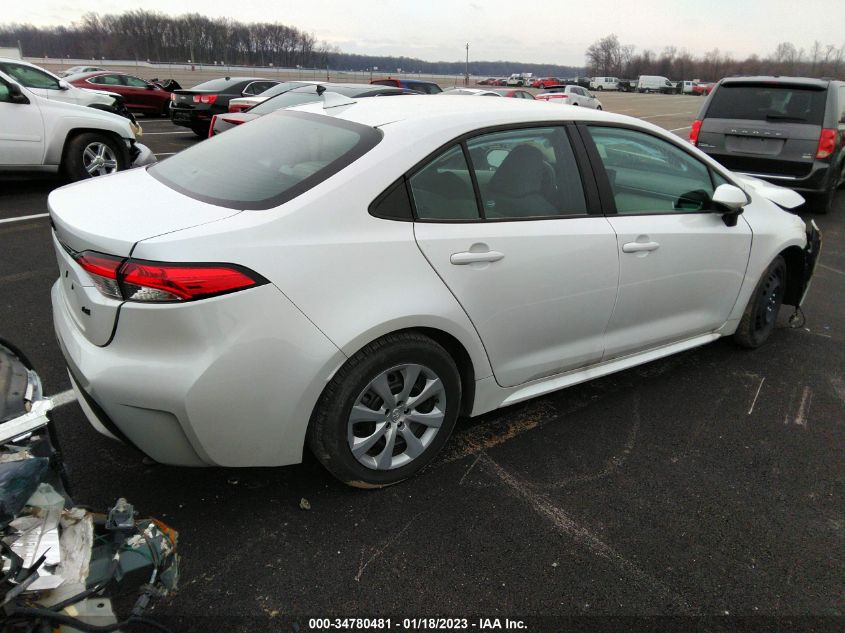 2022 TOYOTA COROLLA LE VIN: 5YFEPMAE2NP296347