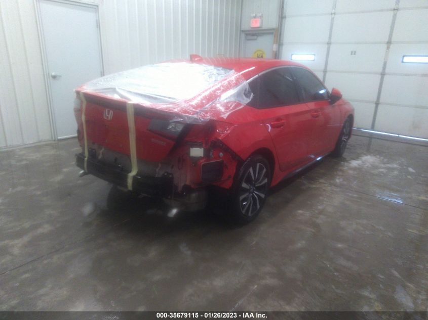 2022 HONDA CIVIC HATCHBACK EX-L VIN: 19XFL1H70NE014293