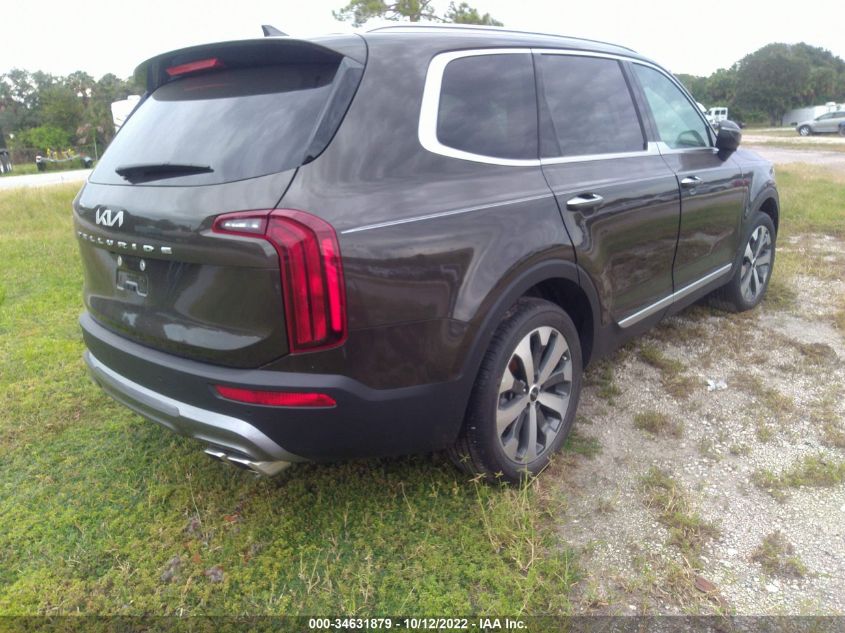 2022 KIA TELLURIDE S VIN: 5XYP64HC5NG306406