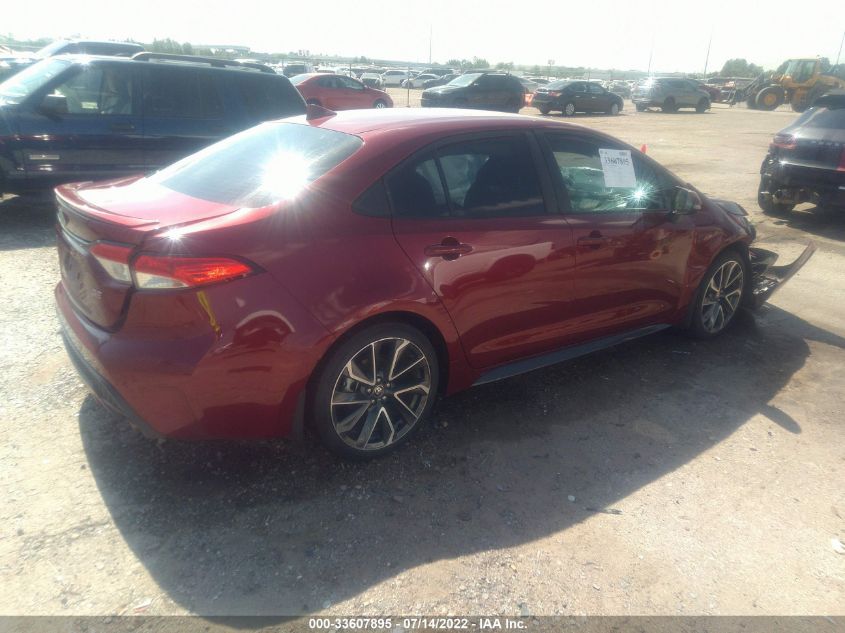 2022 TOYOTA COROLLA SE/SE NIGHTSHADE/APEX SE VIN: 5YFS4MCE9NP105015