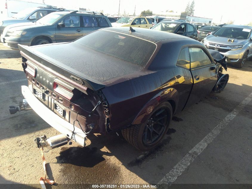 2021 DODGE CHALLENGER SRT HELLCAT REDEYE VIN: 2C3CDZL97MH618289