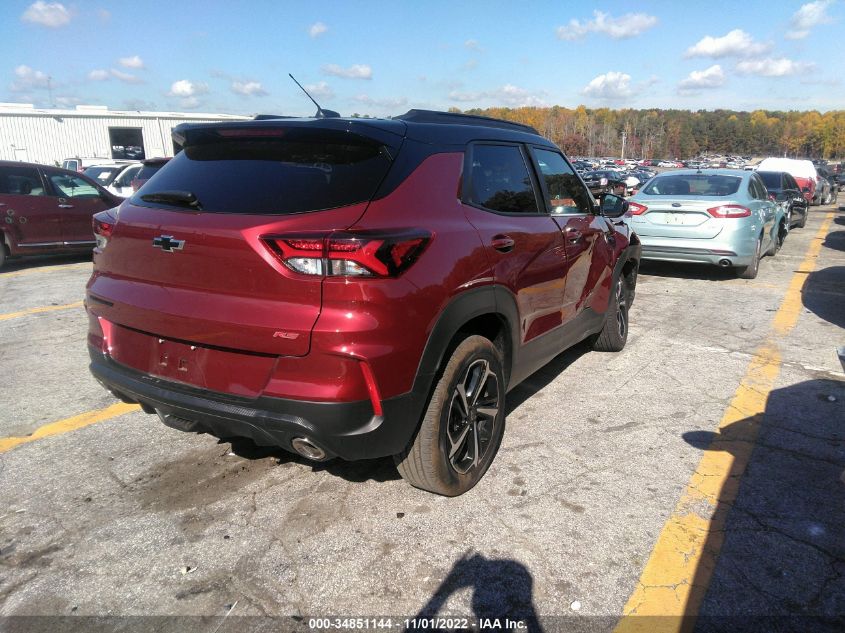 2022 CHEVROLET TRAILBLAZER RS VIN: KL79MTSL9NB068892