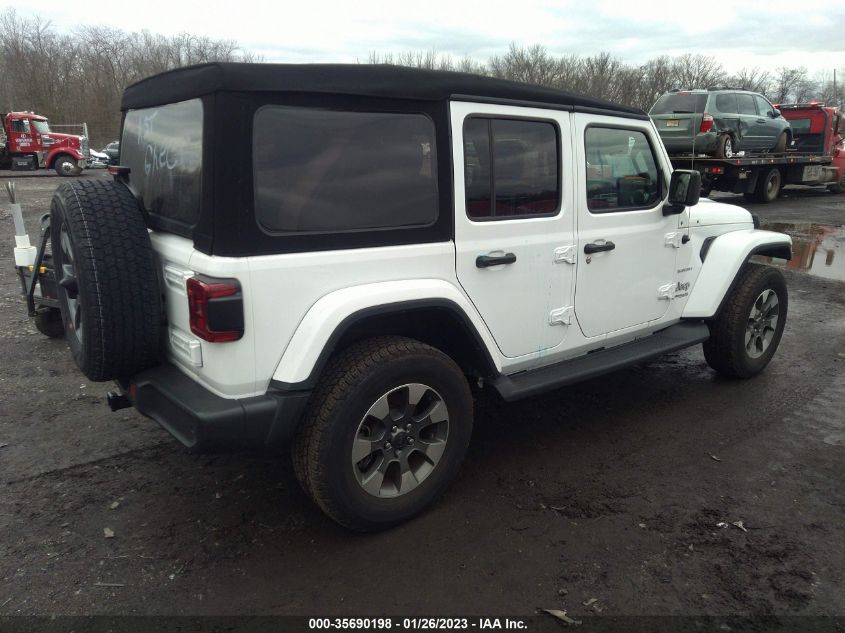 2021 JEEP WRANGLER UNLIMITED SAHARA VIN: 1C4HJXEG3MW807534