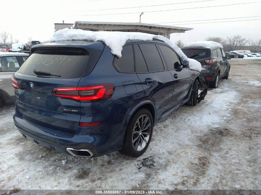 2022 BMW X5 XDRIVE40I VIN: 5UXCR6C07N9K73259