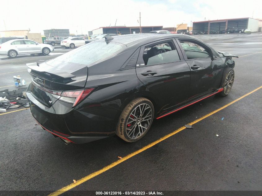 2022 HYUNDAI ELANTRA N VIN: KMHLW4AK0NU006556