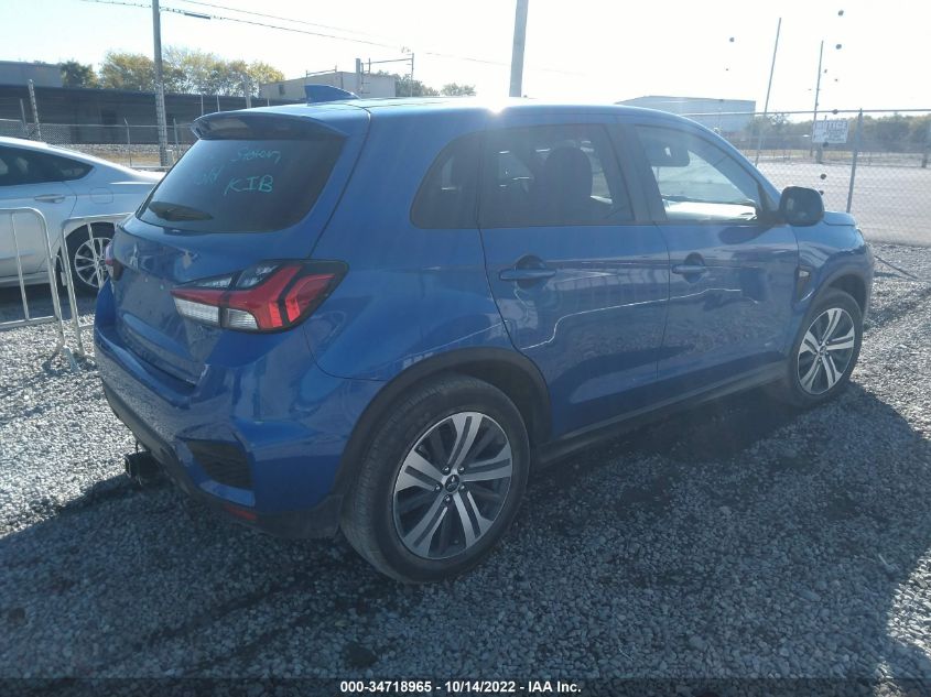 2021 MITSUBISHI OUTLANDER SPORT ES/LE/BE/S VIN: JA4APUAU5MU002411