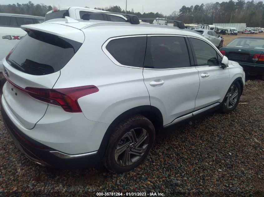 2022 HYUNDAI SANTA FE SEL VIN: 5NMS24AJ6NH480697