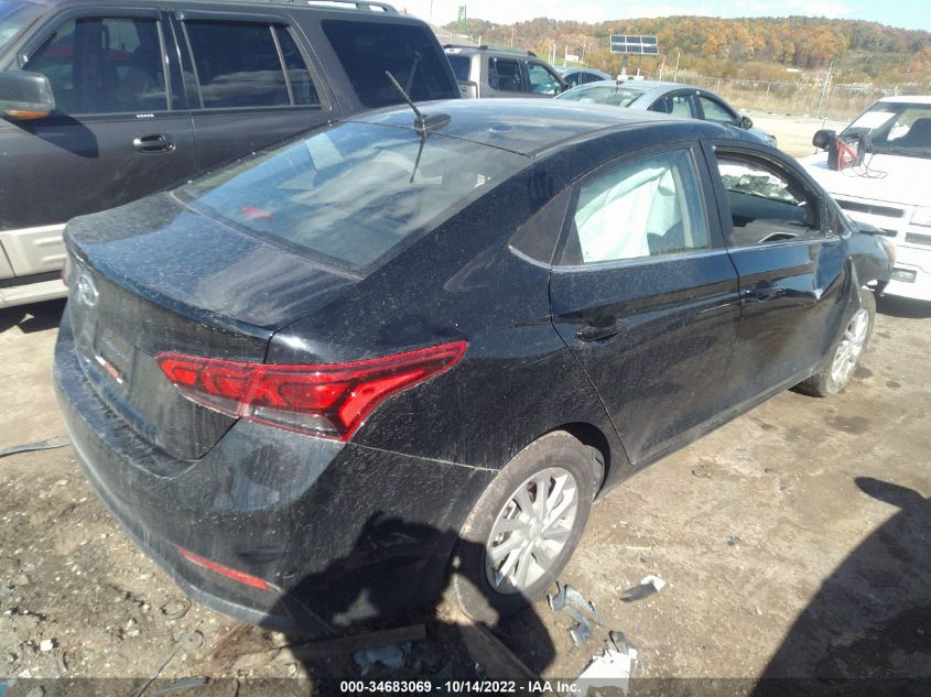 2022 HYUNDAI ACCENT SEL VIN: 3KPC24A64NE180552