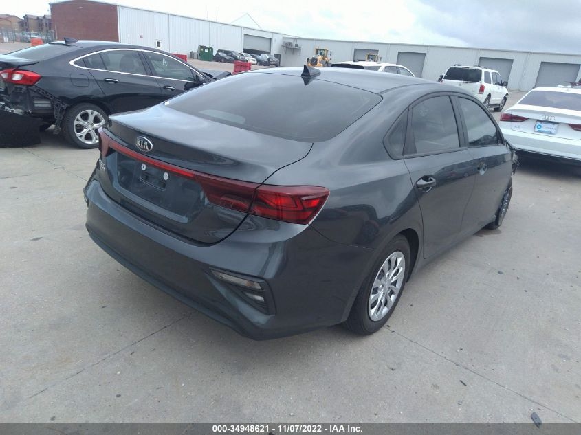 2021 KIA FORTE FE VIN: 3KPF24AD9ME344212