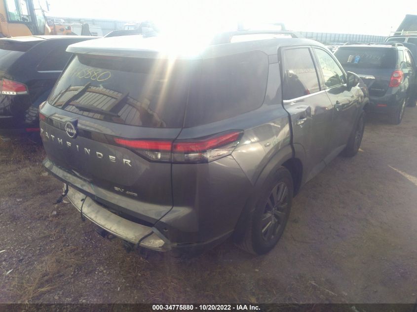 2022 NISSAN PATHFINDER SV VIN: 5N1DR3BD9NC208873