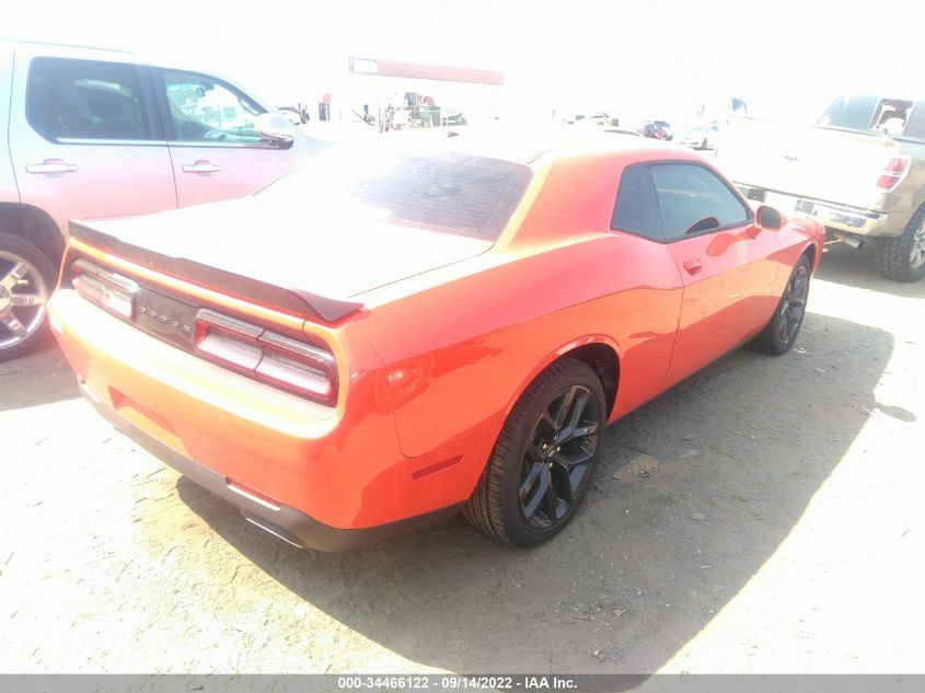 2022 DODGE CHALLENGER SXT VIN: 2C3CDZAG4NH156258