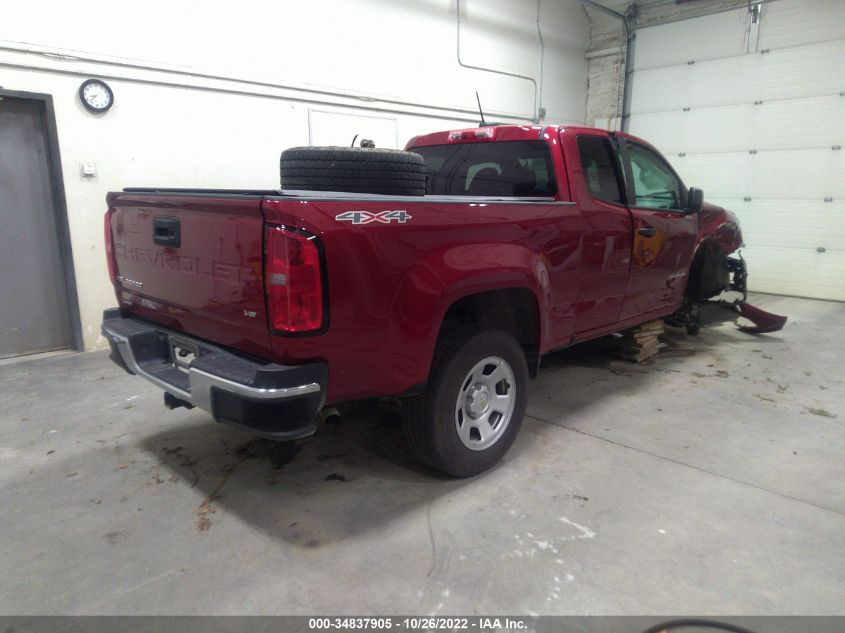 2022 CHEVROLET COLORADO 4WD WORK TRUCK VIN: 1GCHTBEN6N1110367