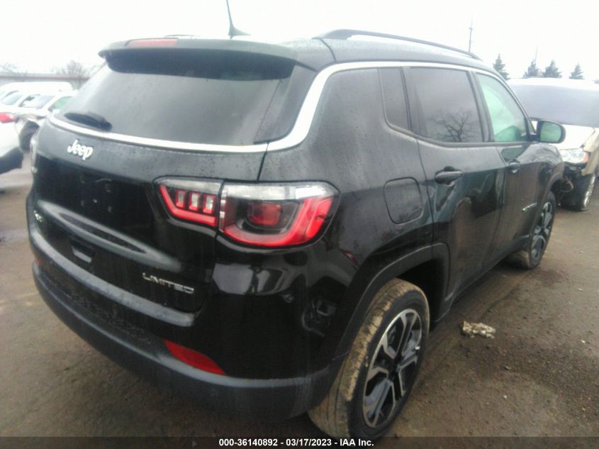 2022 JEEP COMPASS LIMITED VIN: 3C4NJDCBXNT107770