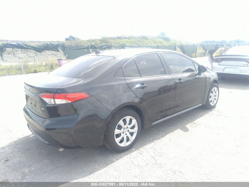 2022 TOYOTA COROLLA LE VIN: JTDEPMAE3NJ214291