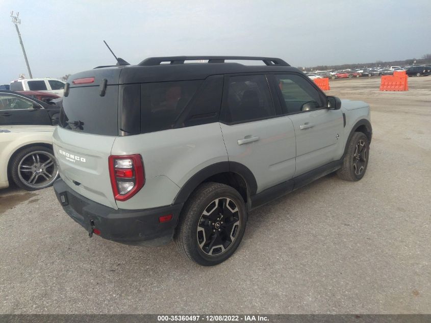 2022 FORD BRONCO SPORT OUTER BANKS VIN: 3FMCR9C62NRD26229