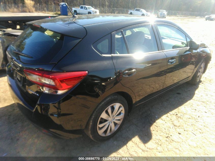 2022 SUBARU IMPREZA VIN: 4S3GTAB65N3707954