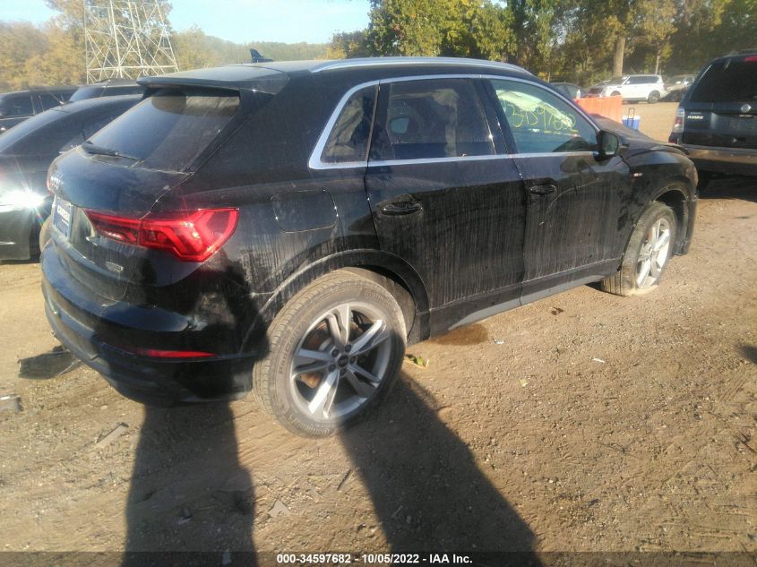 2021 AUDI Q3 S LINE PREMIUM VIN: WA1DECF3XM1019090