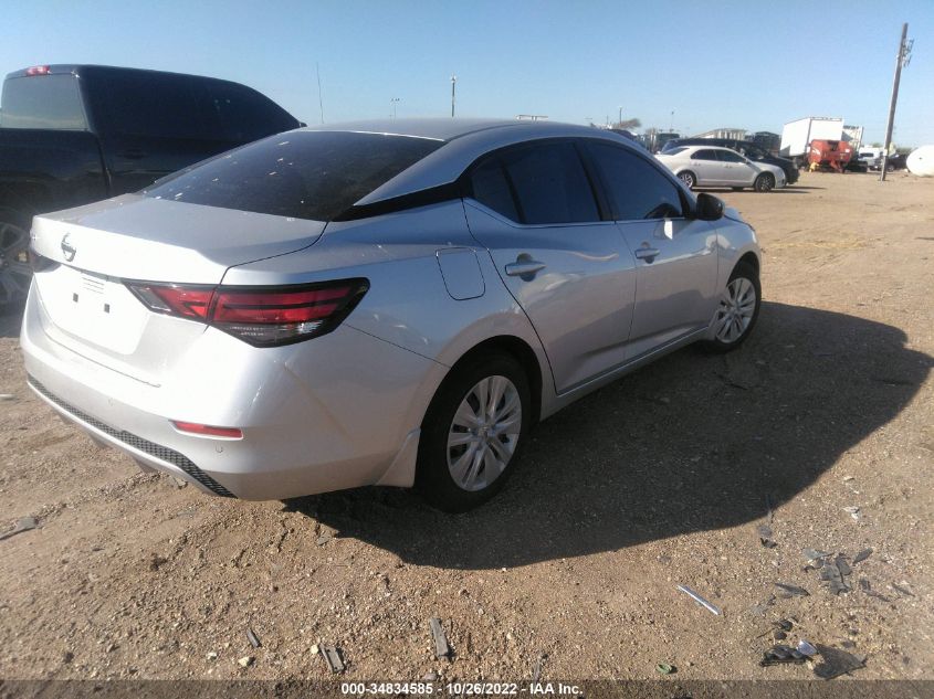 2022 NISSAN SENTRA S VIN: 3N1AB8BV0NY225444