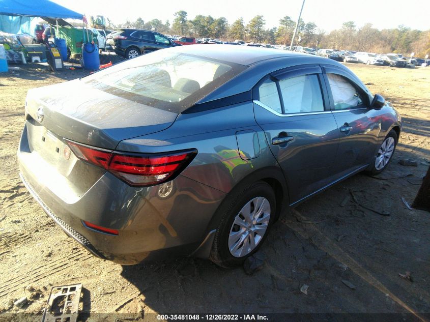 2022 NISSAN SENTRA S VIN: 3N1AB8BV9NY239746