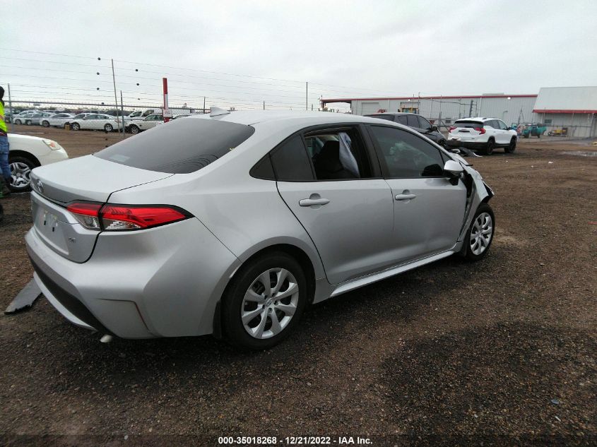 2022 TOYOTA COROLLA LE VIN: 5YFEPMAEXNP346685