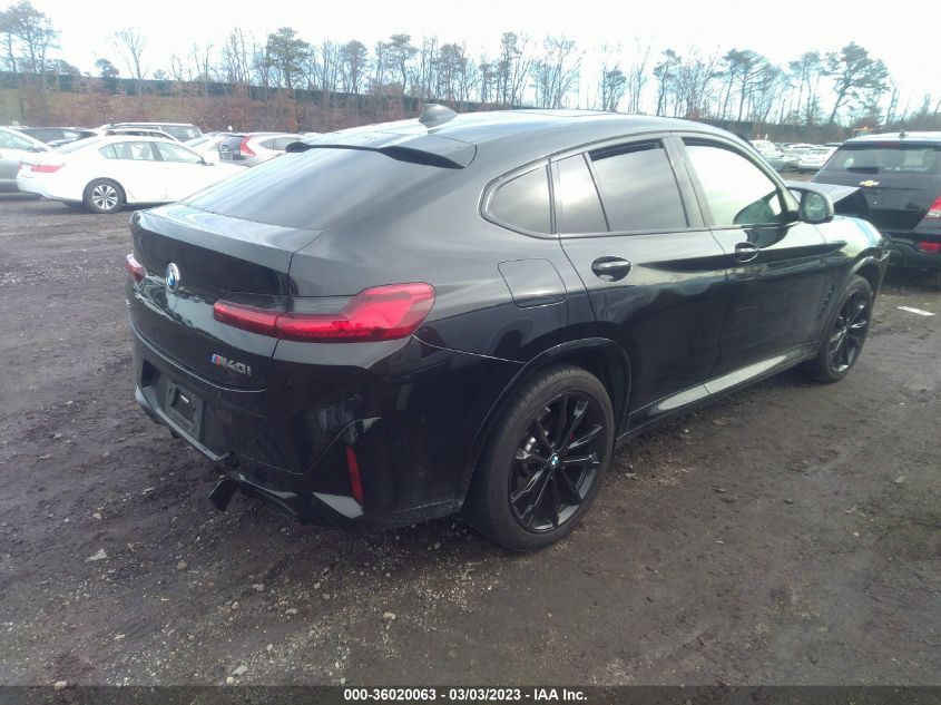 2022 BMW X4 M40I VIN: 5UX43DT05N9K09473