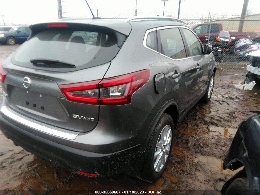 2022 NISSAN ROGUE SPORT SV VIN: JN1BJ1BW0NW476785