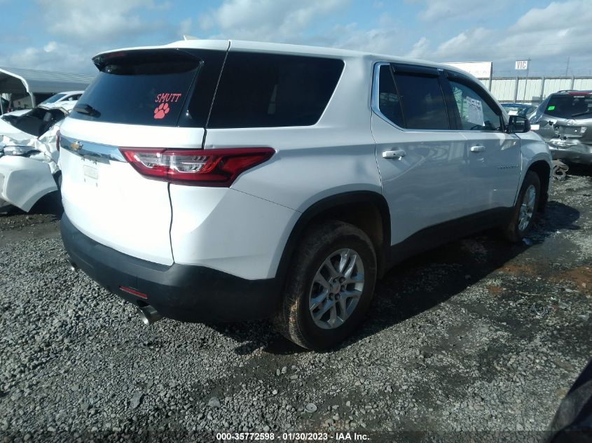 2021 CHEVROLET TRAVERSE LS VIN: 1GNERFKW4MJ103705