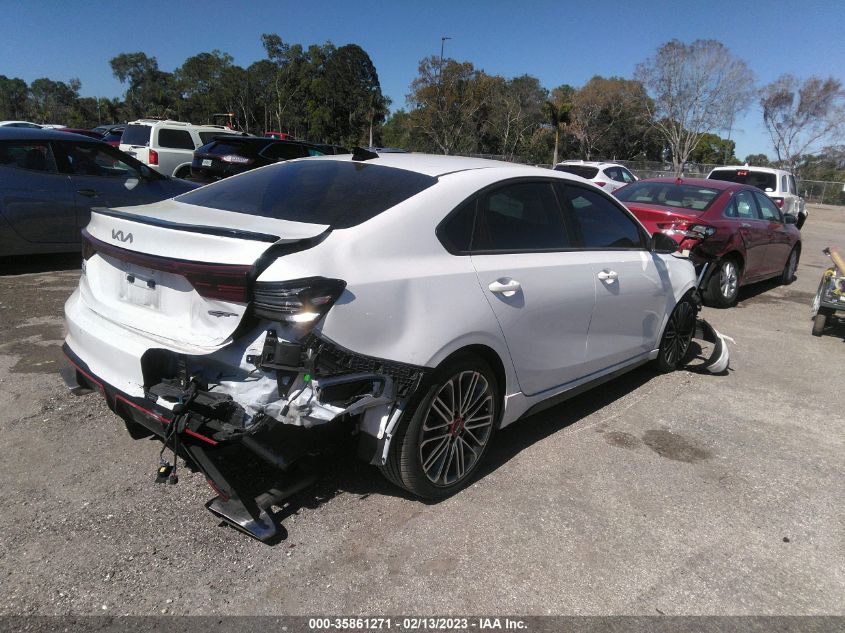 2022 KIA FORTE GT VIN: 3KPF44AC1NE480269