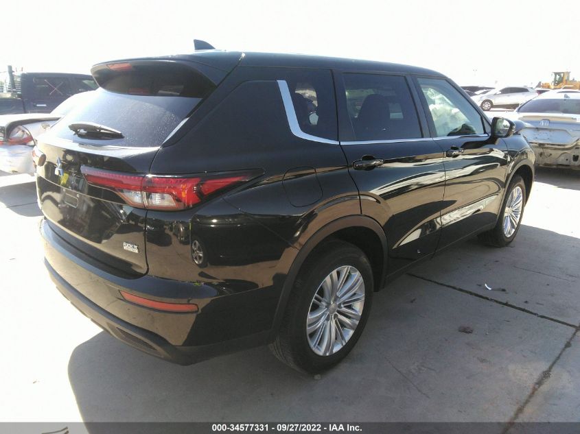 2022 MITSUBISHI OUTLANDER ES VIN: JA4J3TA85NZ008125