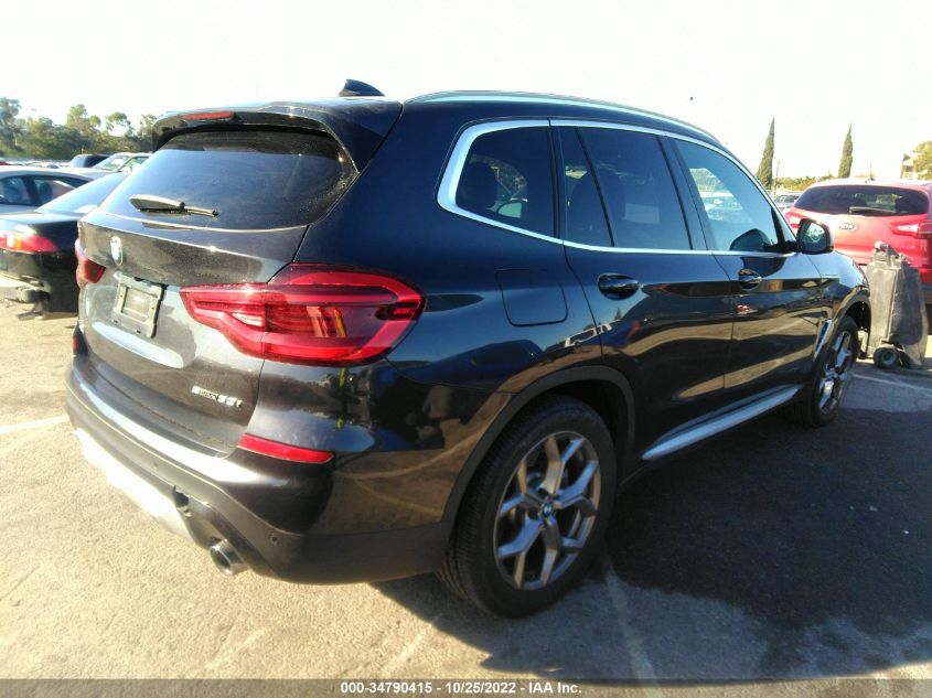 2021 BMW X3 SDRIVE30I VIN: 5UXTY3C09M9F20283