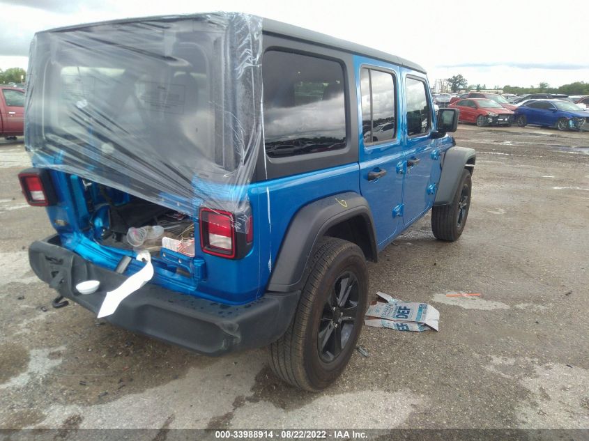 2021 JEEP WRANGLER UNLIMITED SPORT ALTITUDE VIN: 1C4HJXDN2MW856918