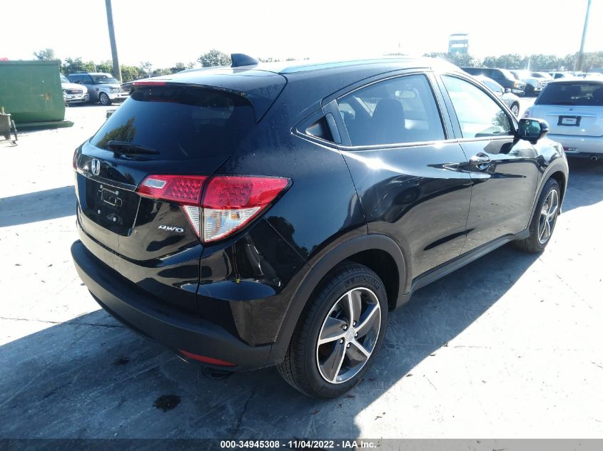 2022 HONDA HR-V EX VIN: 3CZRU6H57NM764215