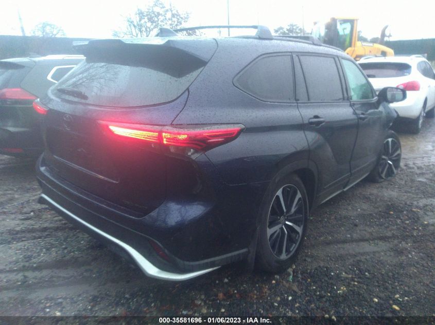 2022 TOYOTA HIGHLANDER XSE VIN: 5TDLZRBH1NS238437