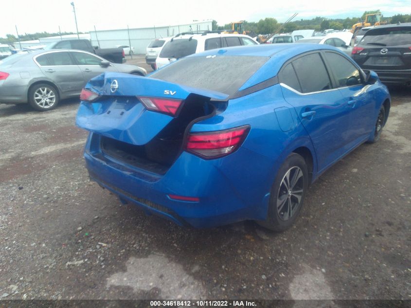 2021 NISSAN SENTRA SV VIN: 3N1AB8CV1MY292731