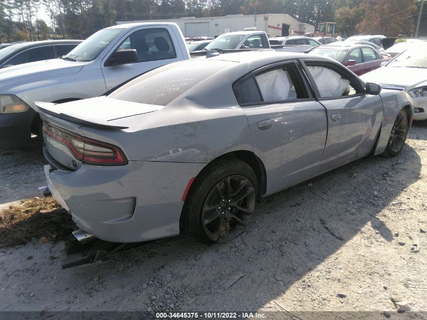 2022 DODGE CHARGER SCAT PACK VIN: 2C3CDXGJ3NH181398