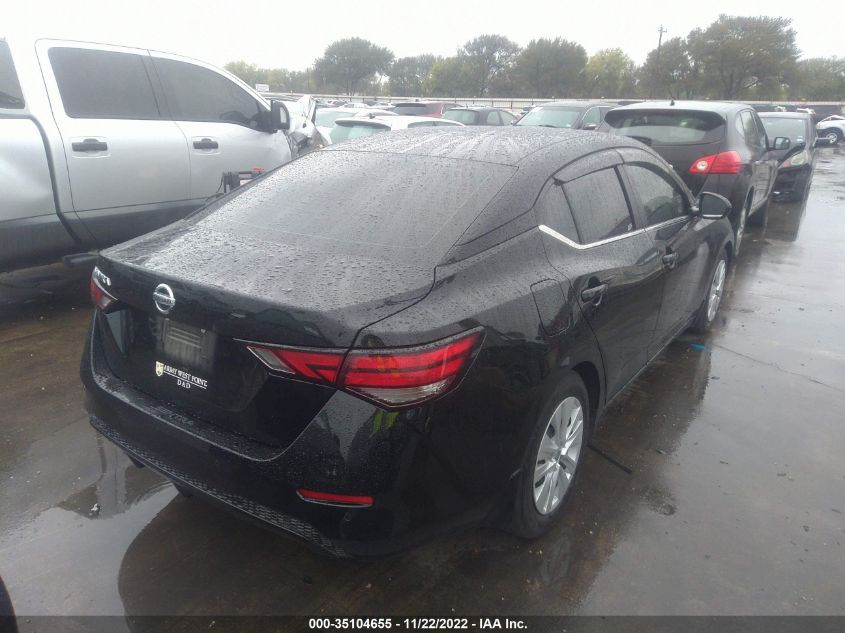 2022 NISSAN SENTRA S VIN: 3N1AB8BV7NY240426