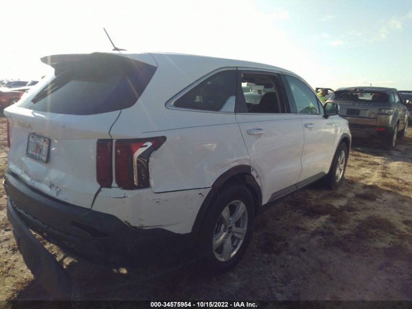2022 KIA SORENTO LX VIN: 5XYRG4LC6NG143066