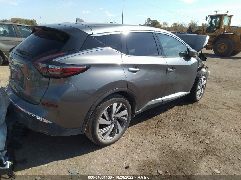 2021 NISSAN MURANO SL VIN: 5N1AZ2CJXMC133312