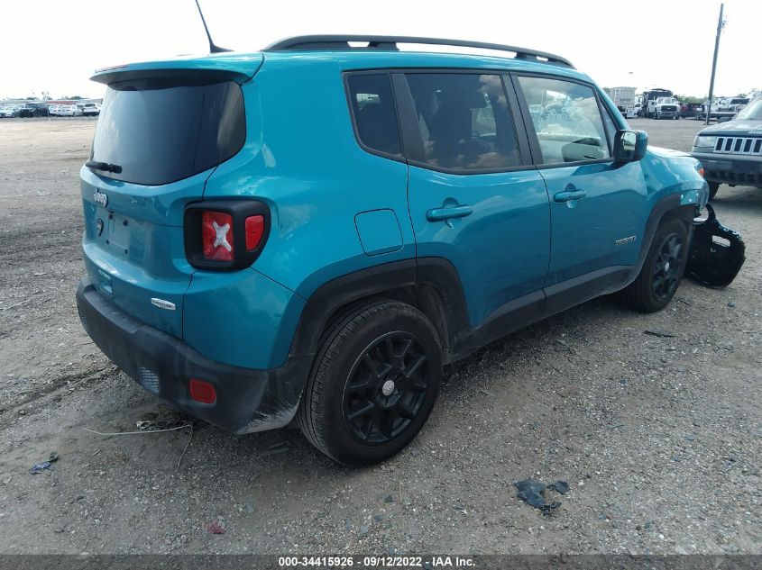 2021 JEEP RENEGADE LATITUDE VIN: ZACNJCBB8MPN24495