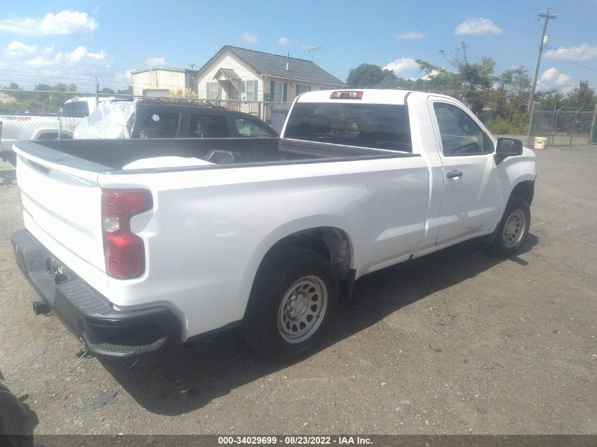 2020 CHEVROLET SILVERADO 1500 WORK TRUCK VIN: 3GCNWAEH9LG178191