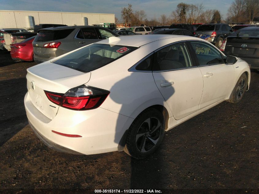 2022 HONDA INSIGHT EX VIN: 19XZE4F53NE008921