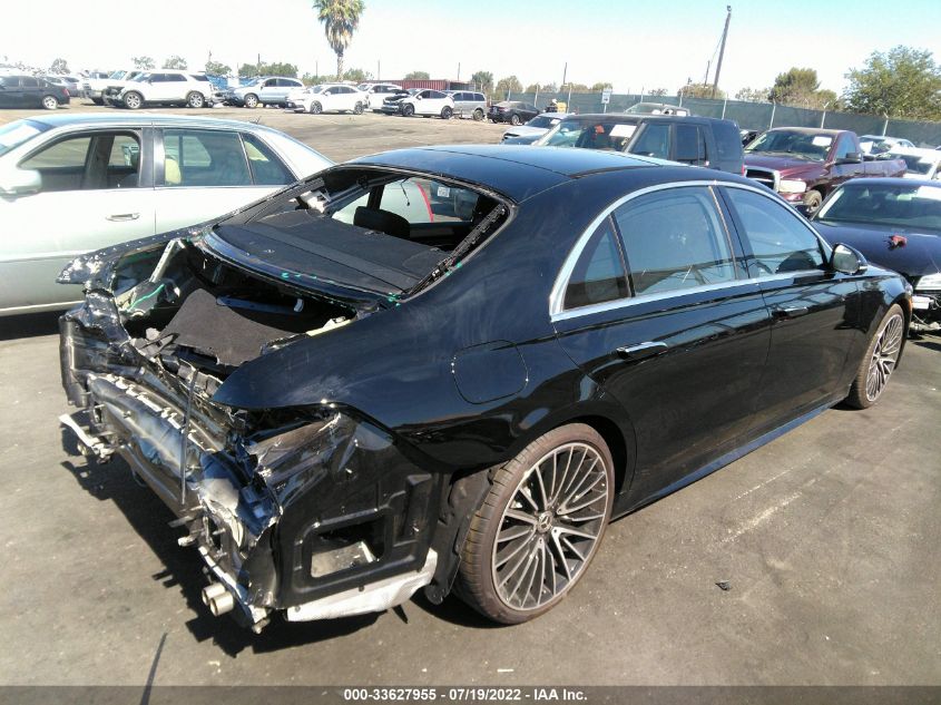 2022 MERCEDES-BENZ S-CLASS S 580 VIN: W1K6G7GBXNA121888