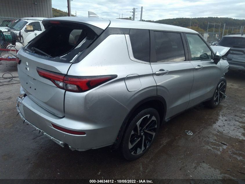 2022 MITSUBISHI OUTLANDER ES VIN: JA4J4TA85NZ034978