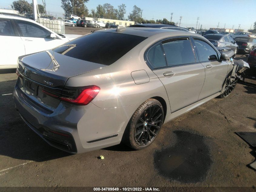 2022 BMW 7 SERIES 740I VIN: WBA7T2C06NCJ31420